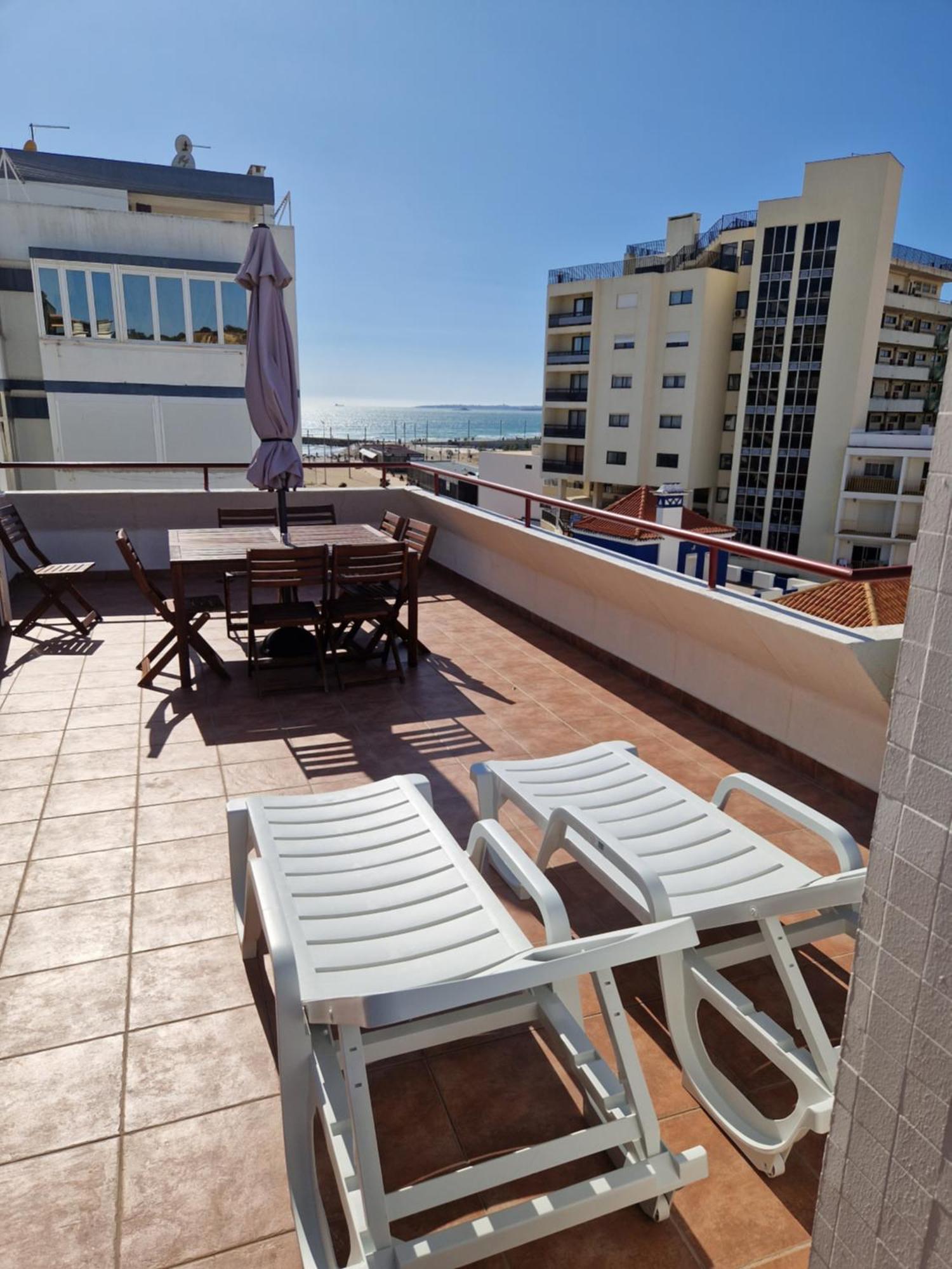 Amazing Terrace Costa Da Caparica Apartment Стая снимка